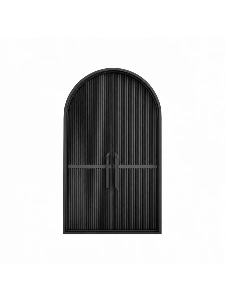 Arched Ribbed Double Entrance