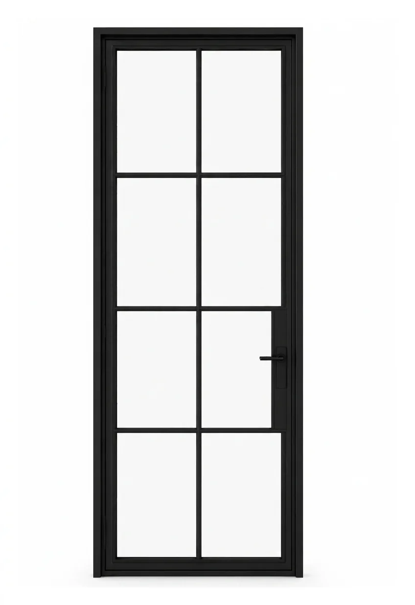 8-Lite Single Steel Door