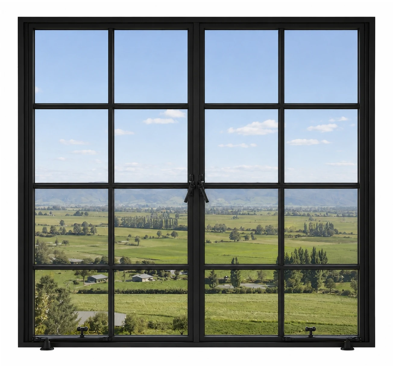 16-Lite Casement Window — closed